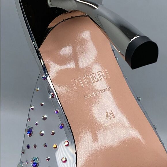 Piferi 115MM Crystal-Embellished Mules size 41 - Picture 16 of 16